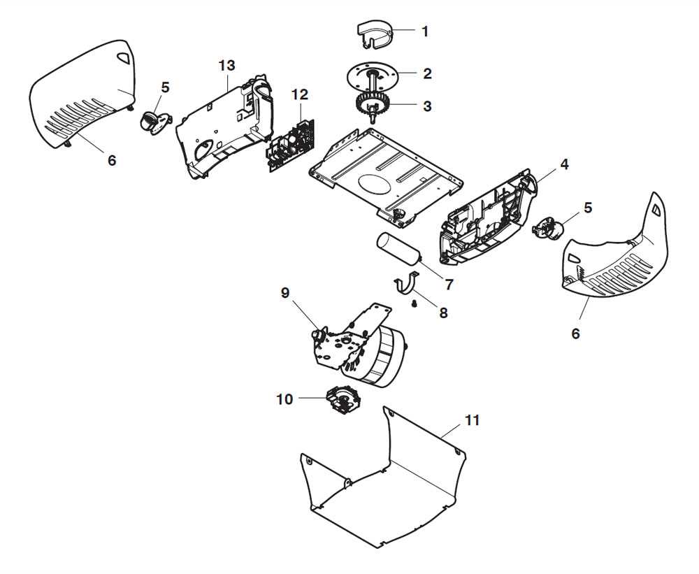 chamberlain garage door opener parts diagram