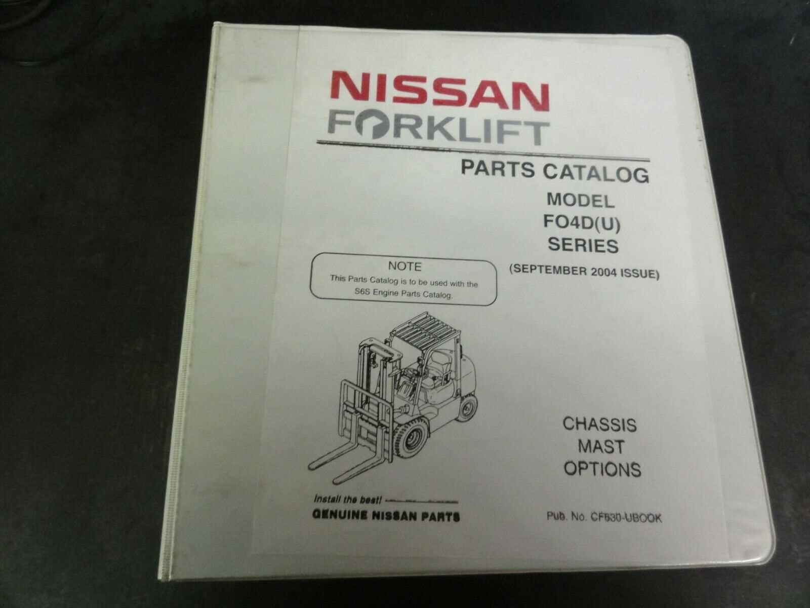 nissan forklift parts diagram