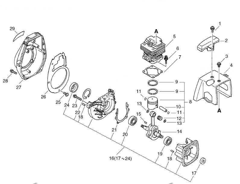 echo srm 210 parts diagram