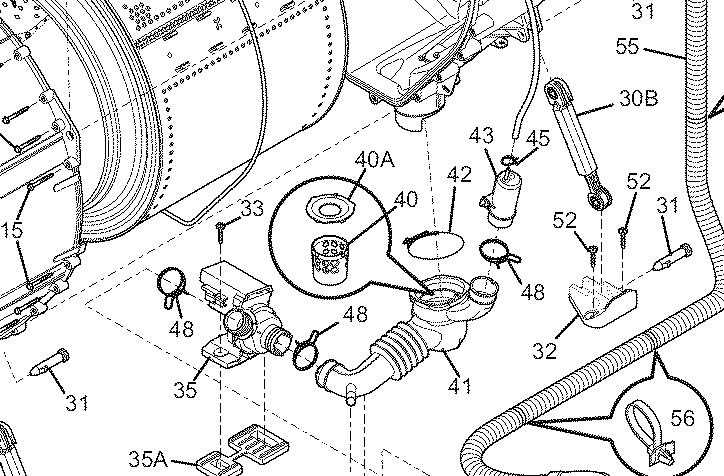 kenmore he3 washer parts diagram