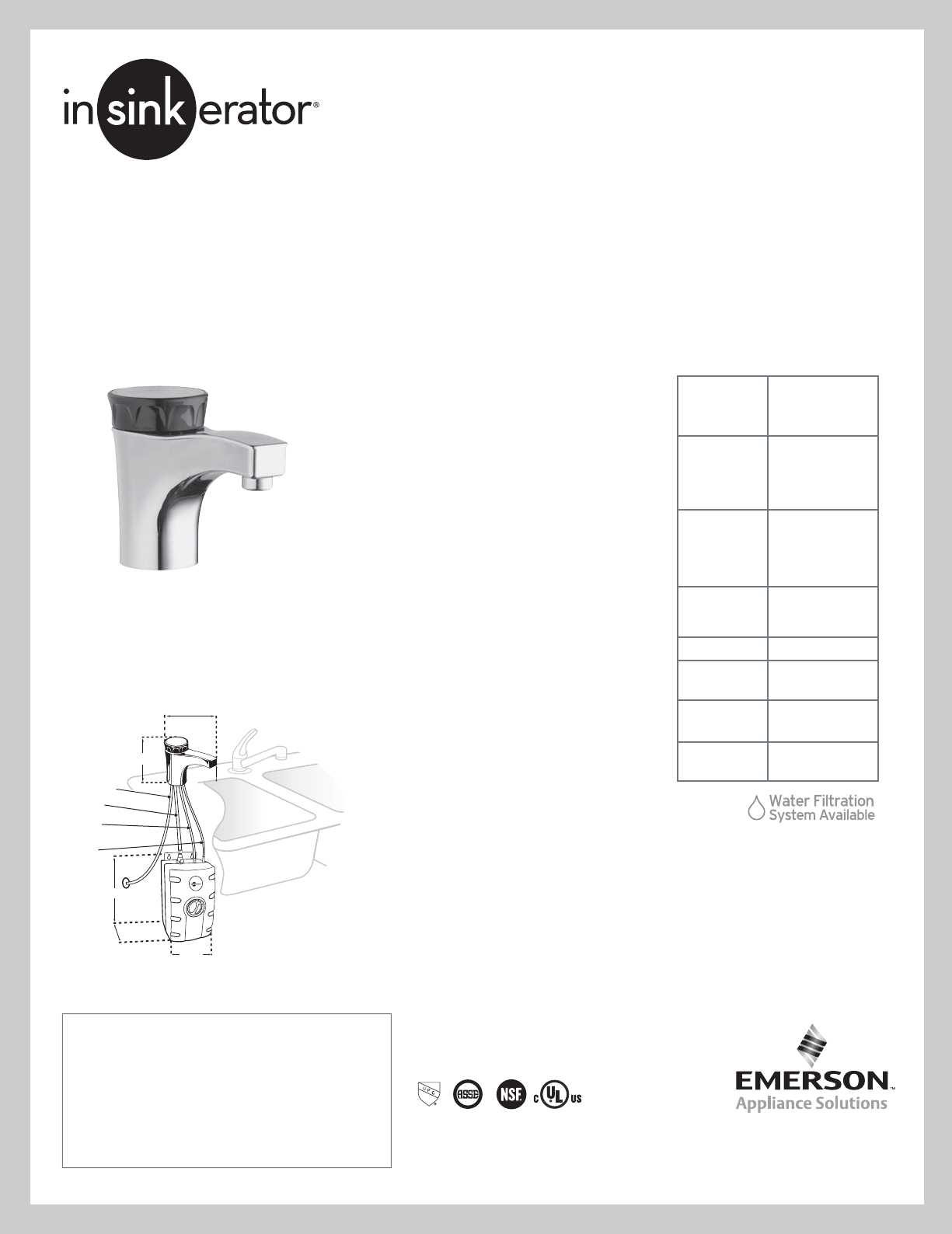 schematic insinkerator hot water dispenser parts diagram