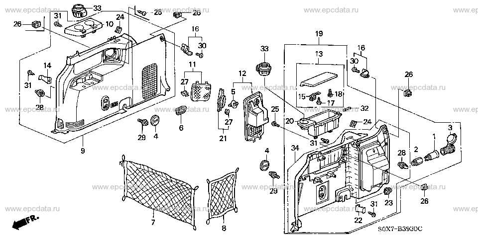 2002 honda odyssey parts diagram