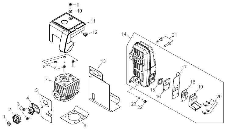 echo blower parts diagram