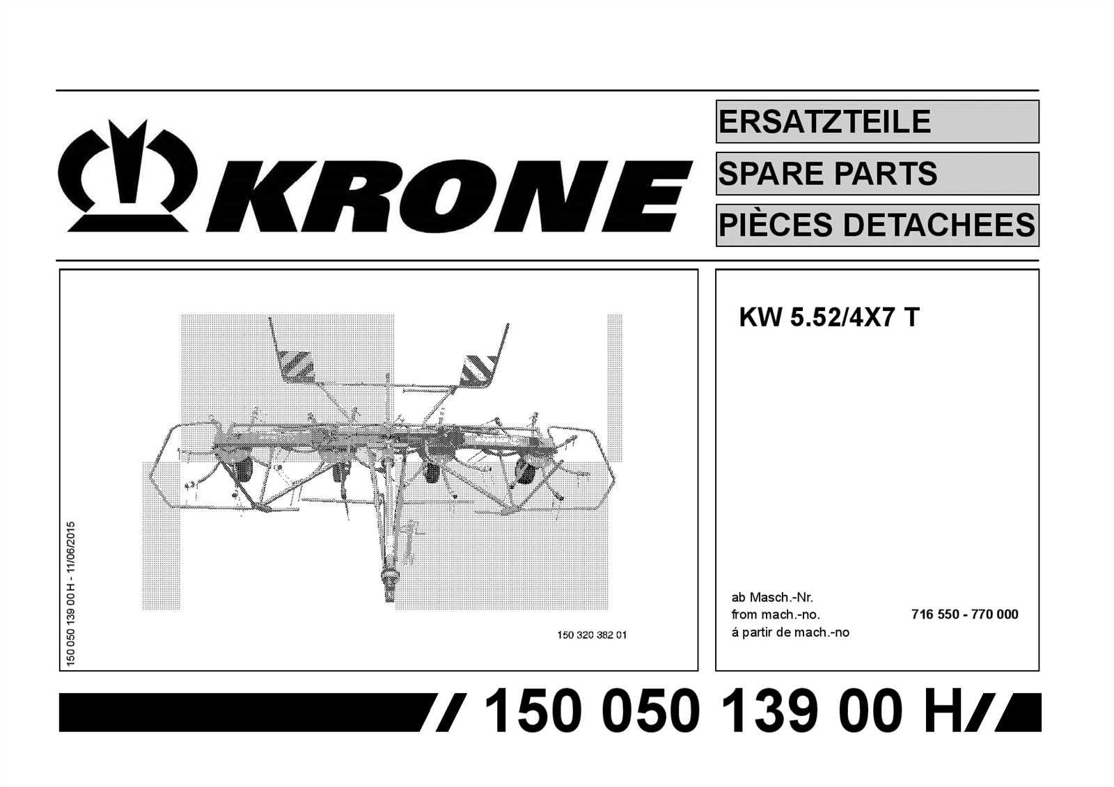 krone tedder parts diagram