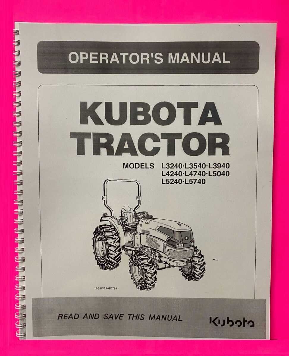 kubota l3400 parts diagram