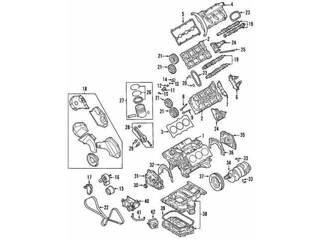 audi a4 engine parts diagram