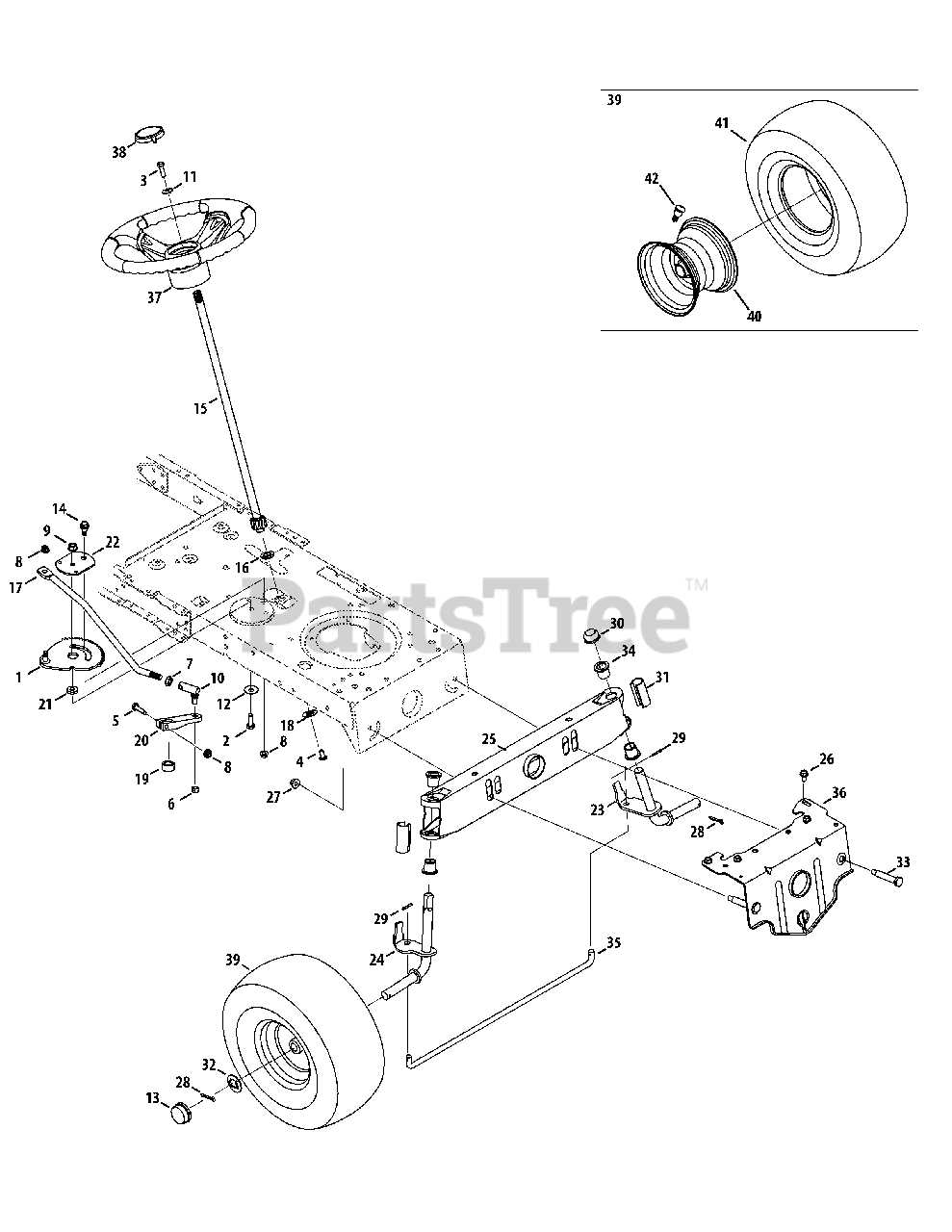 craftsman t140 parts diagram