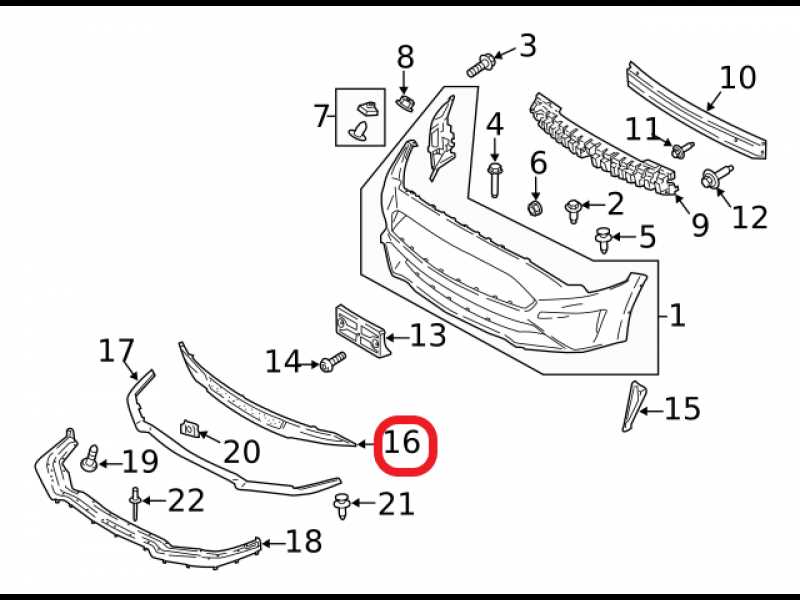 2017 ford fusion body parts diagram