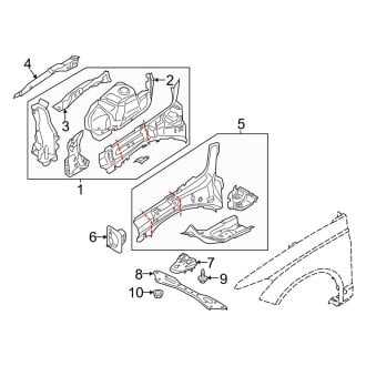 2017 ford fusion body parts diagram