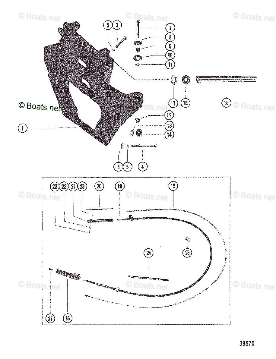 mercruiser transom parts diagram