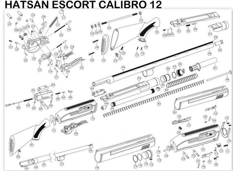 hatsan escort parts diagram