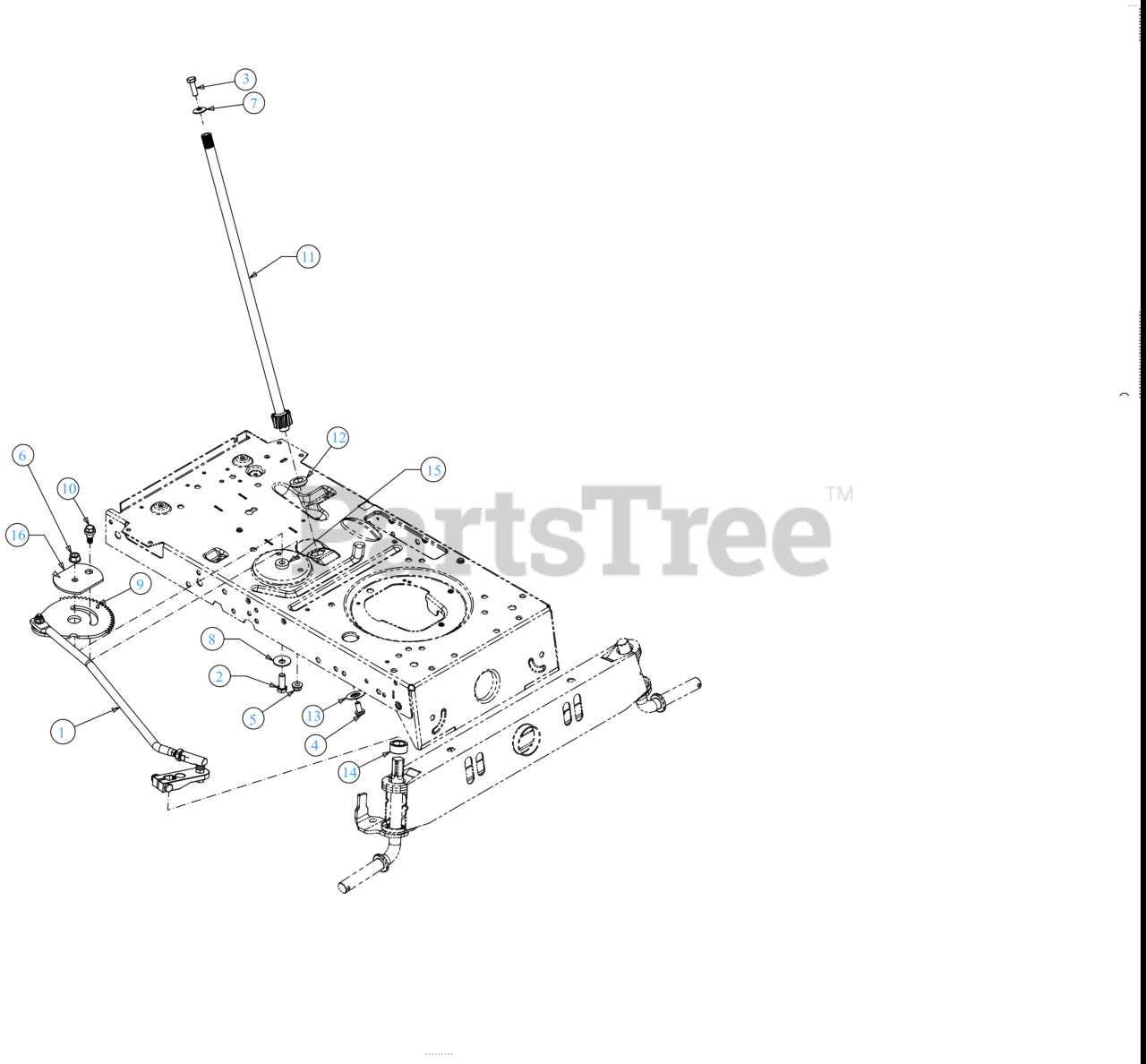 craftsman lt1000 steering parts diagram