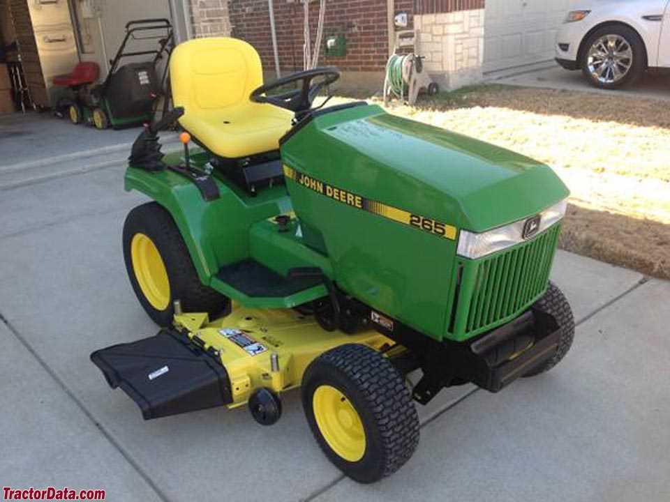 john deere 265 mower deck parts diagram