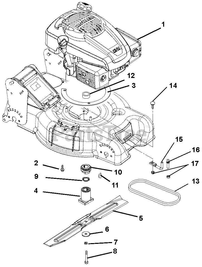 honda self propelled lawn mower parts diagram