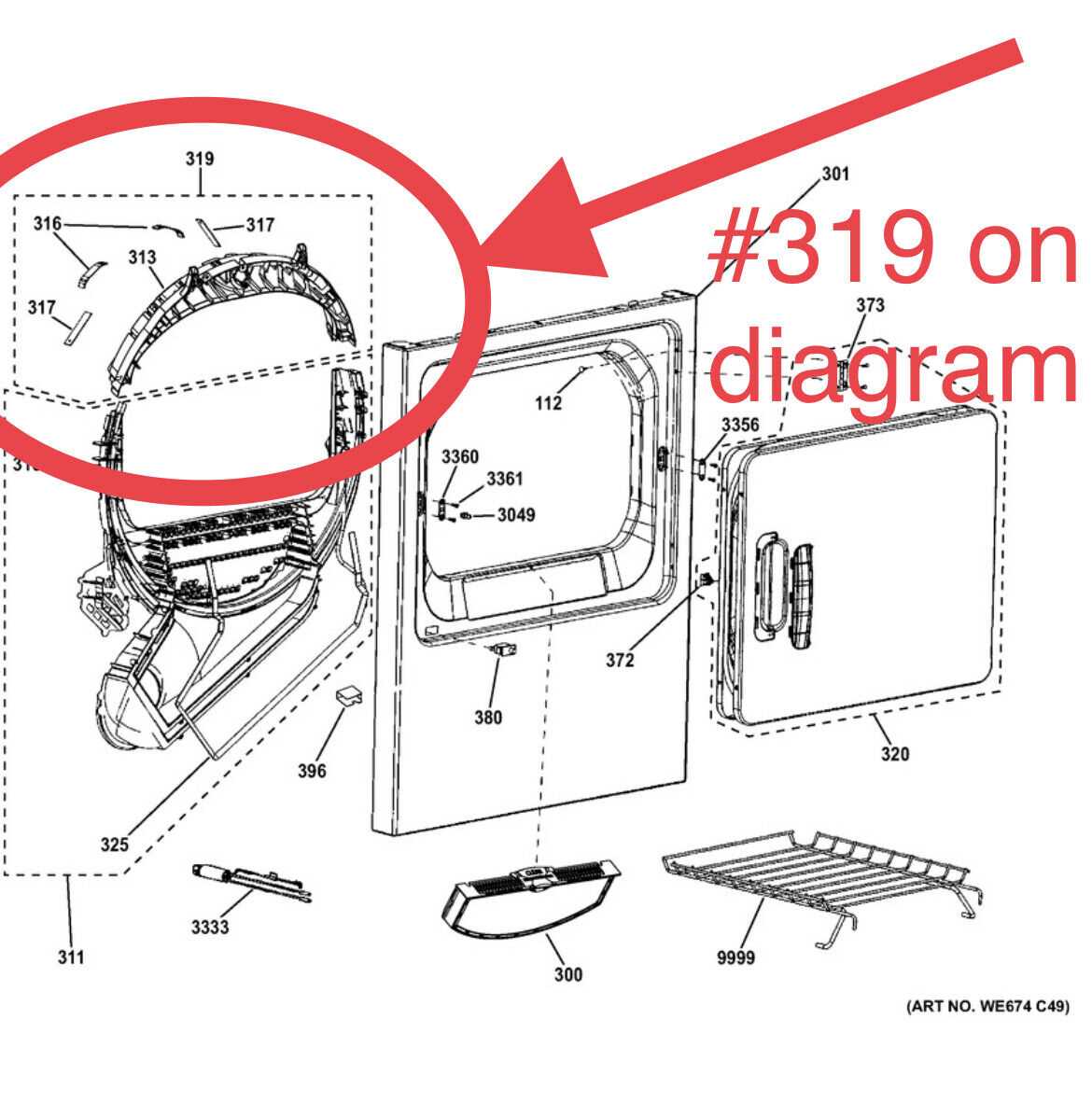 electric whirlpool dryer parts diagram