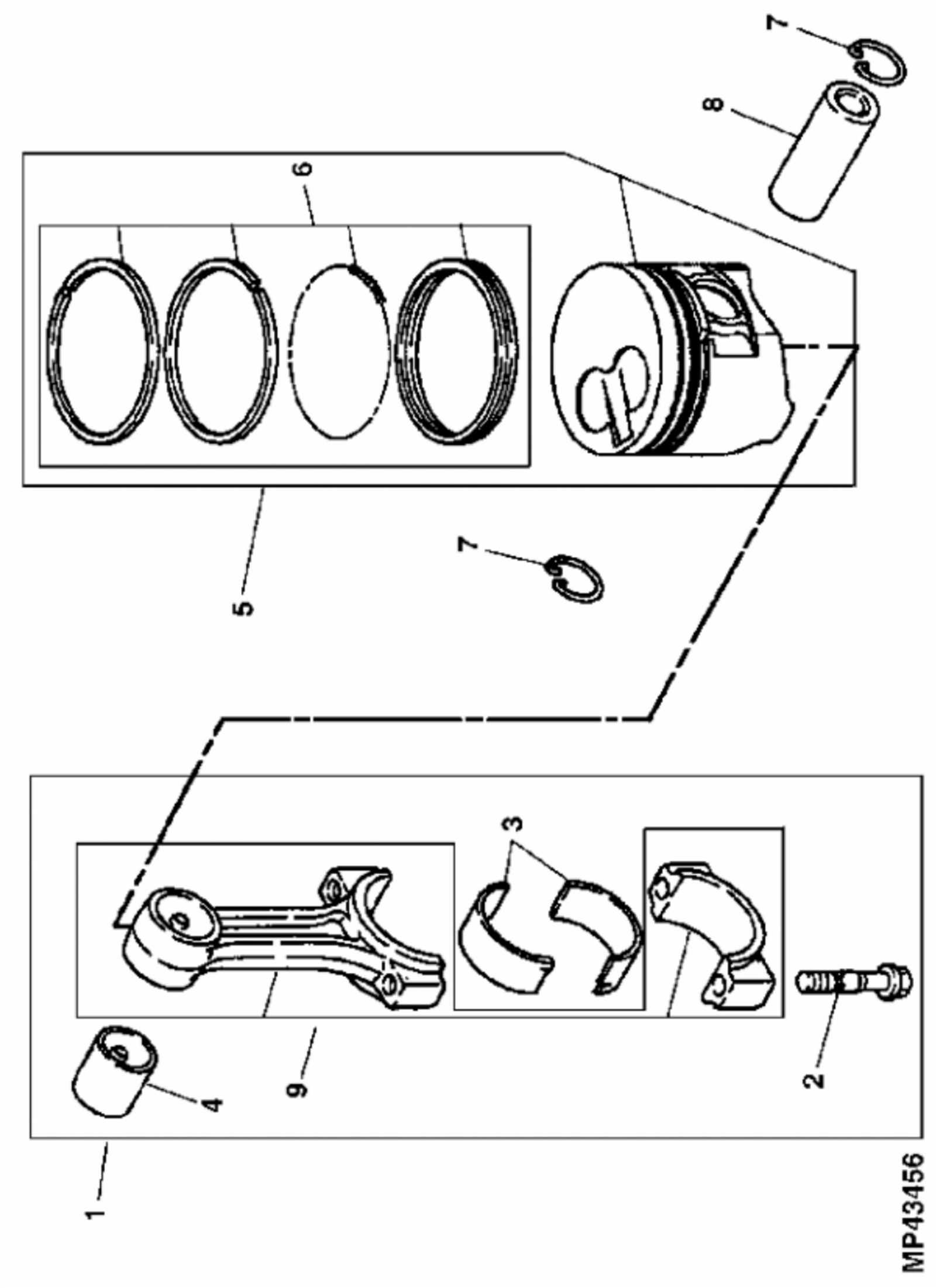 john deere 54d mower deck parts diagram