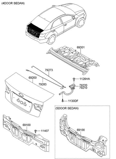 kia forte parts diagram