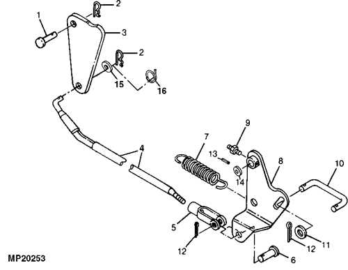 john deere tiller parts diagram