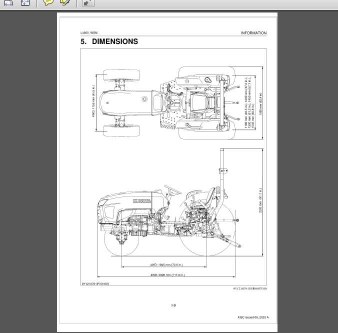 kubota l4600 parts diagram