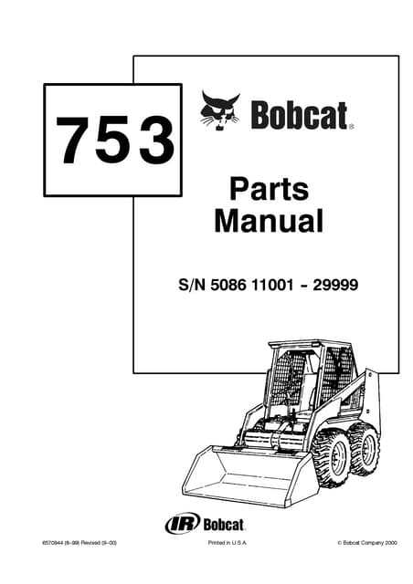 bobcat 322 parts diagram