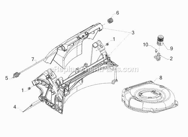 cub cadet sc 300 hw parts diagram