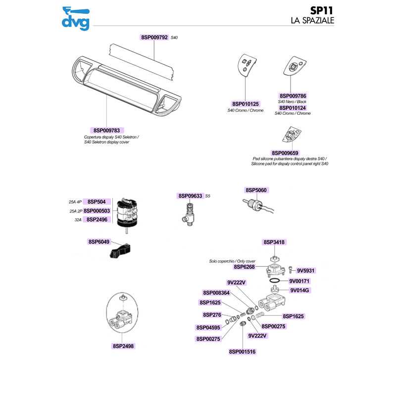 la spaziale s2 parts diagram