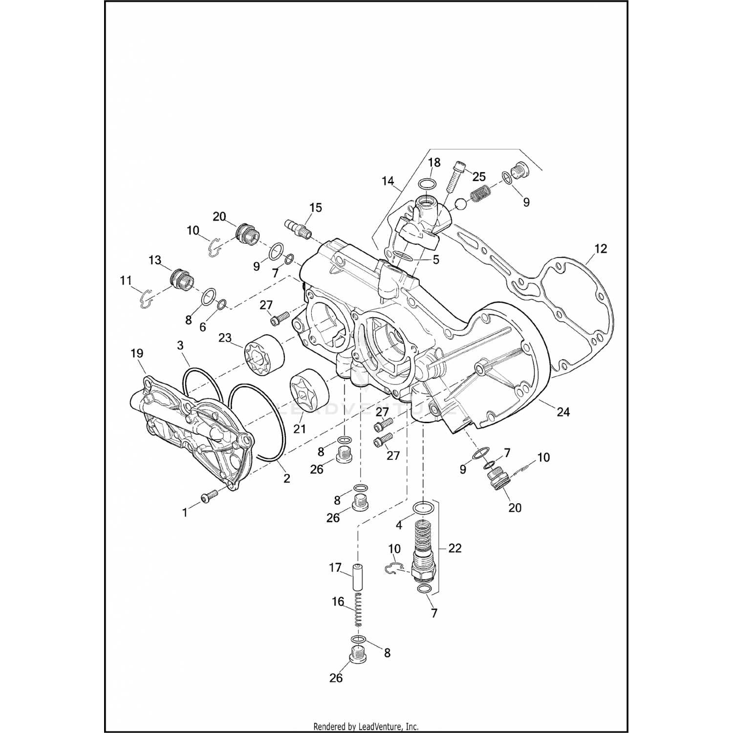 harley motor parts diagram