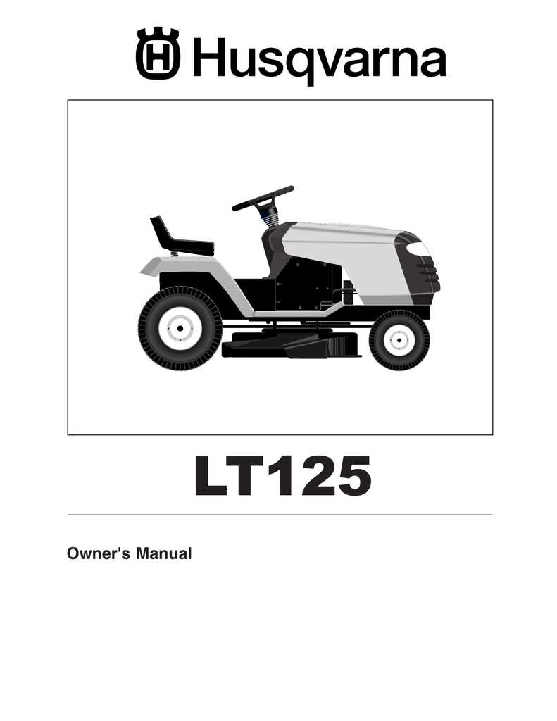 husqvarna lt125 parts diagram
