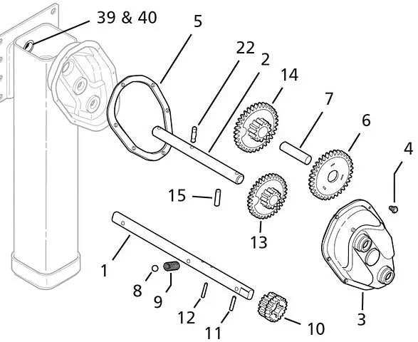 holland landing gear parts diagram