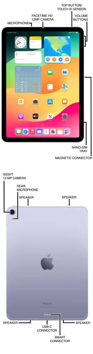 ipad air parts diagram