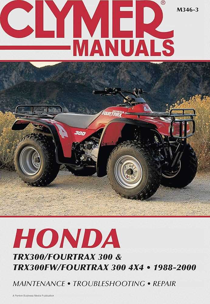 1996 honda fourtrax 300 parts diagram