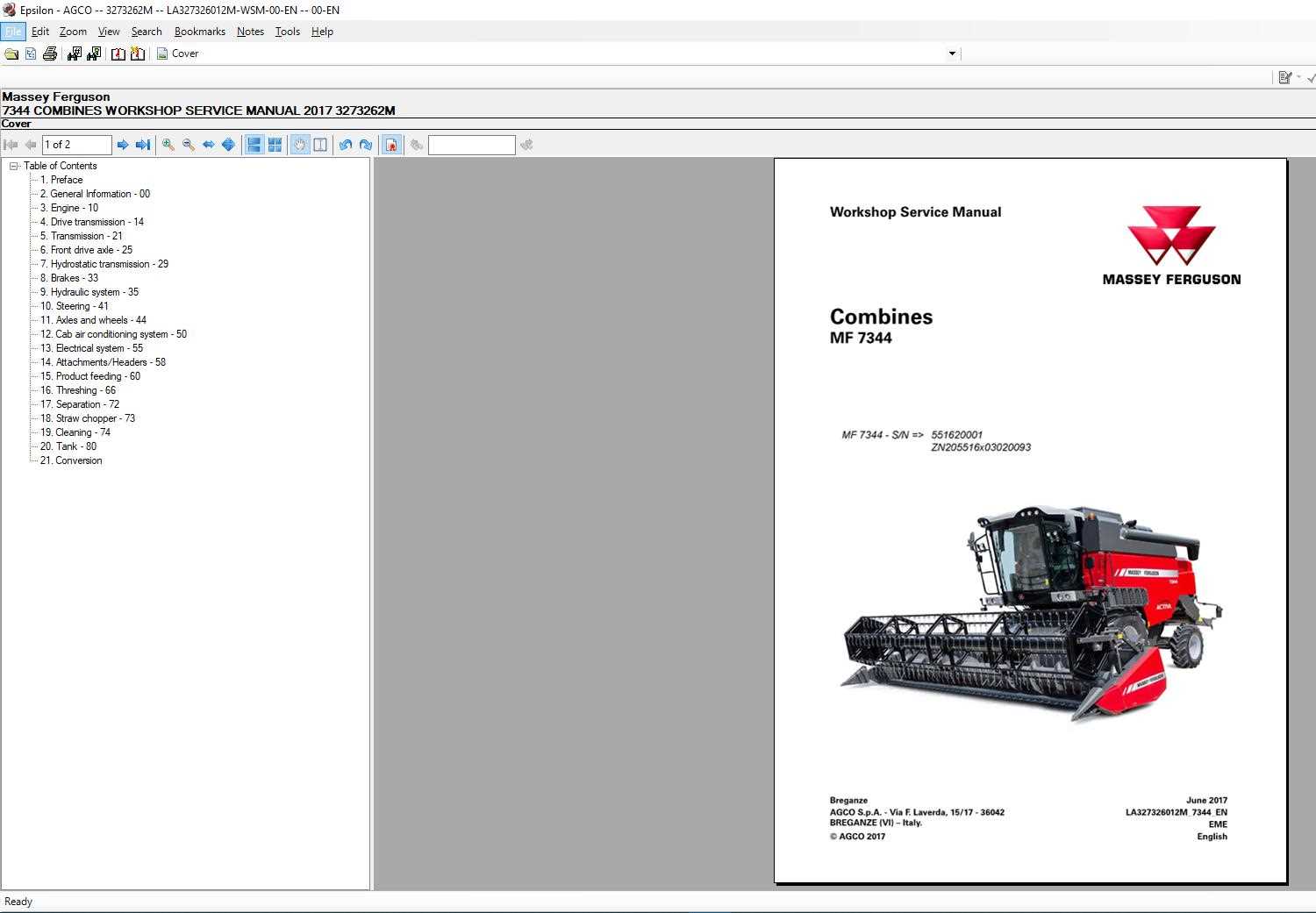 massey ferguson gc1723e parts diagram