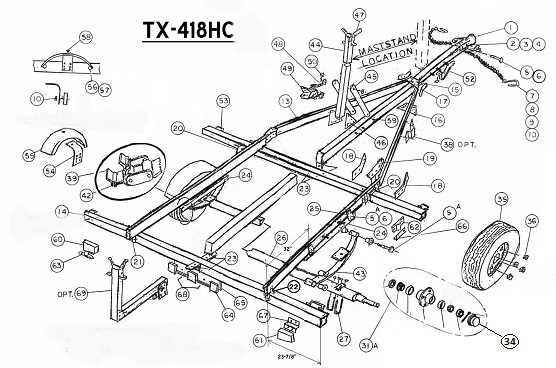 hobie cat parts diagram