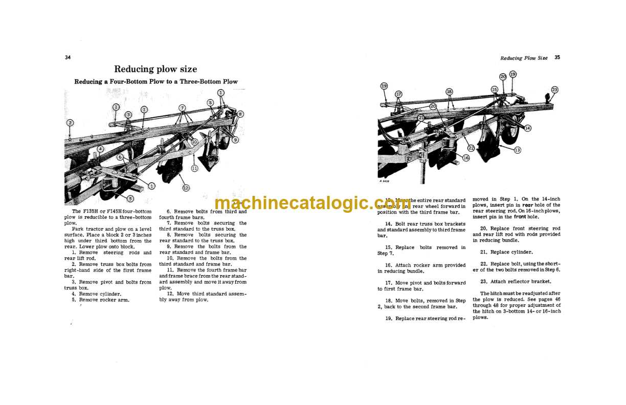 john deere plow parts diagram