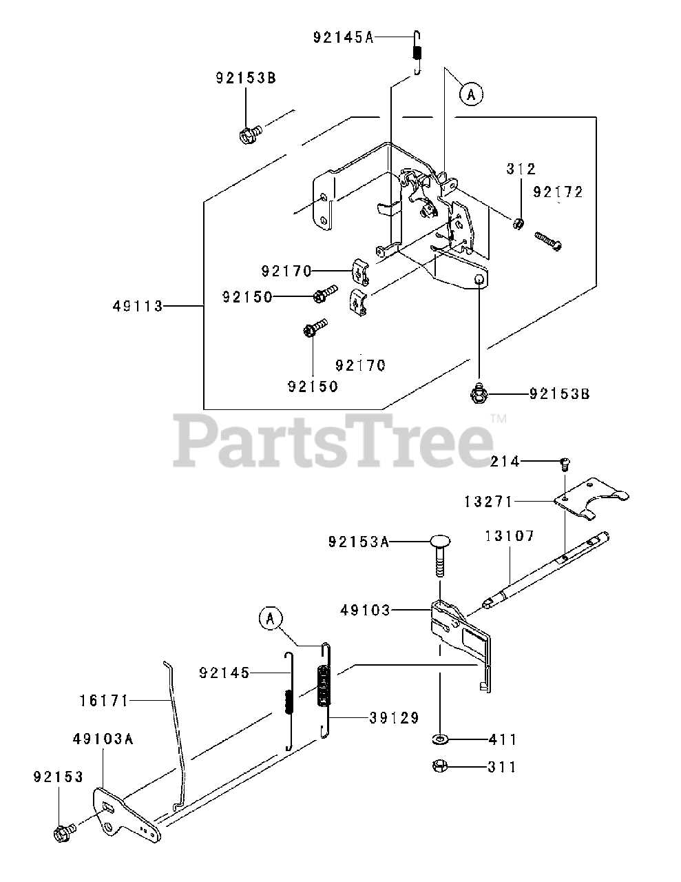 cub cadet ltx 1050 parts diagram