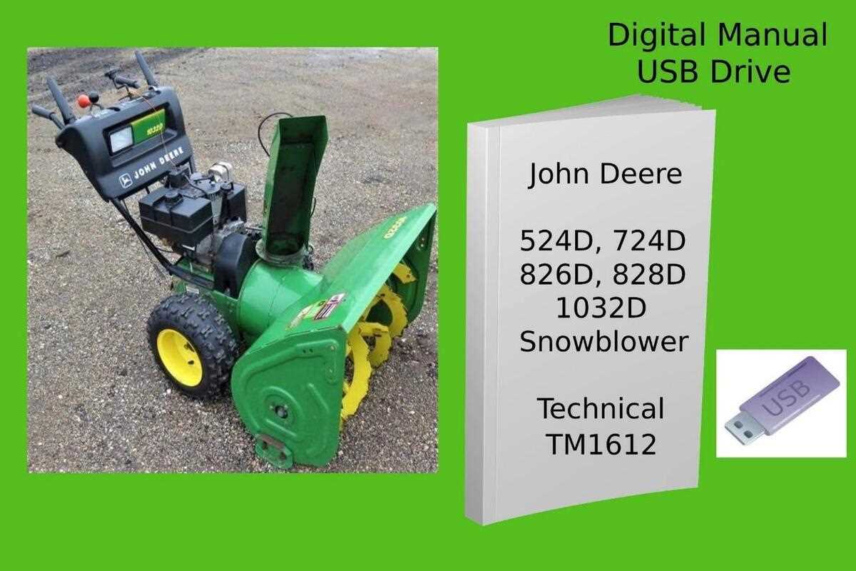 john deere 724d snowblower parts diagram