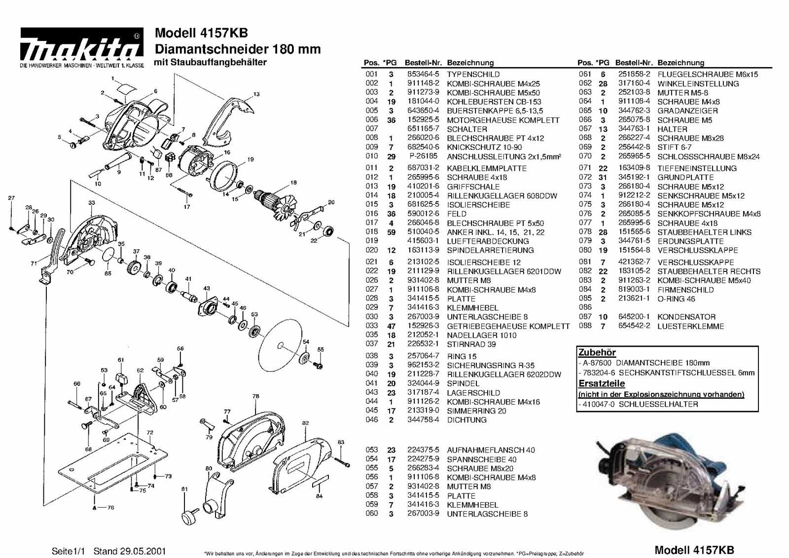 makita 5007mg parts diagram