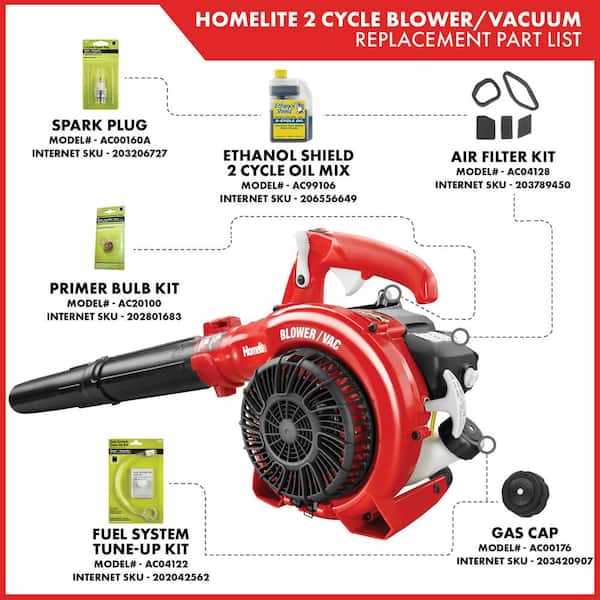 homelite 26b blower parts diagram