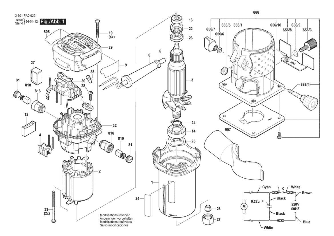 bosch 1617evs parts diagram