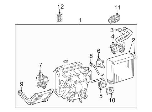 2004 toyota highlander parts diagram