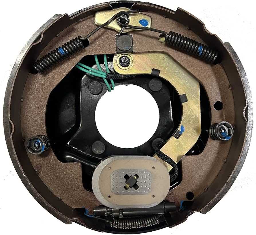 electric trailer brake parts diagram