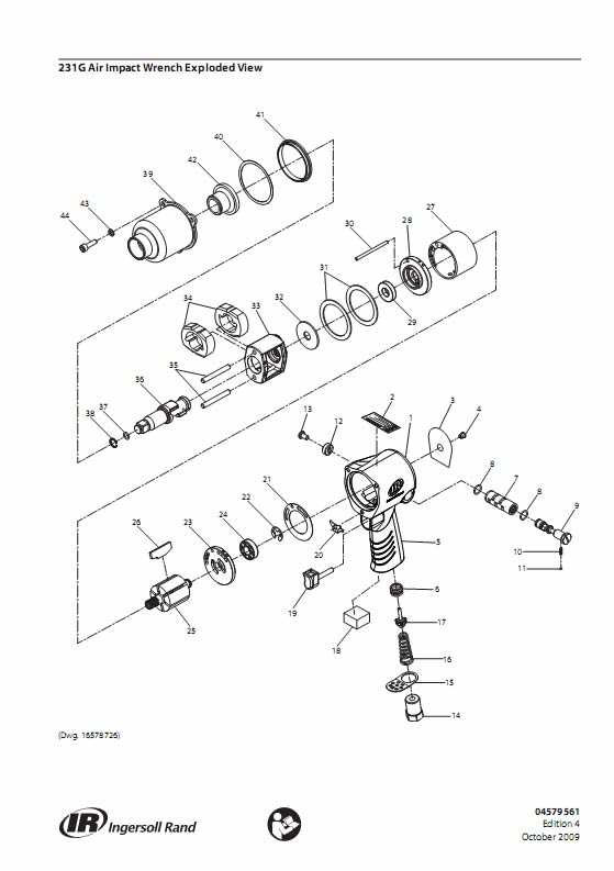 ingersoll rand 2135ti parts diagram