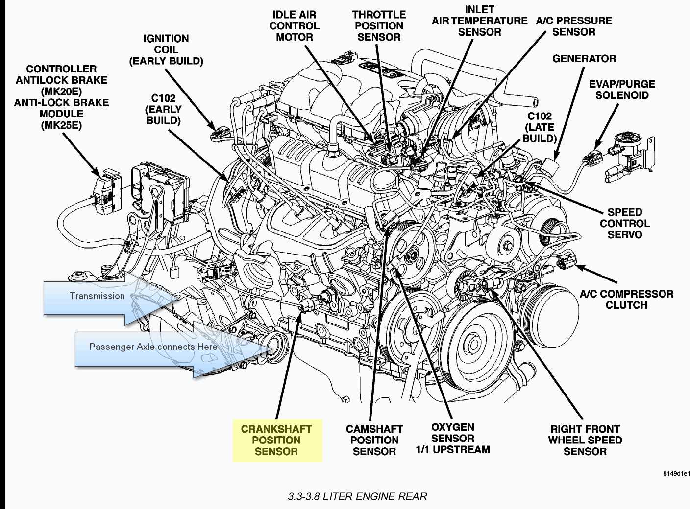 2011 dodge grand caravan parts diagram