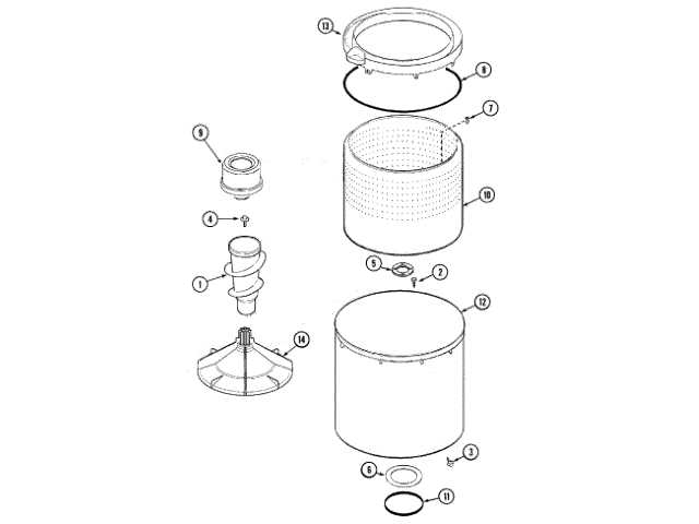 amana top load washer parts diagram