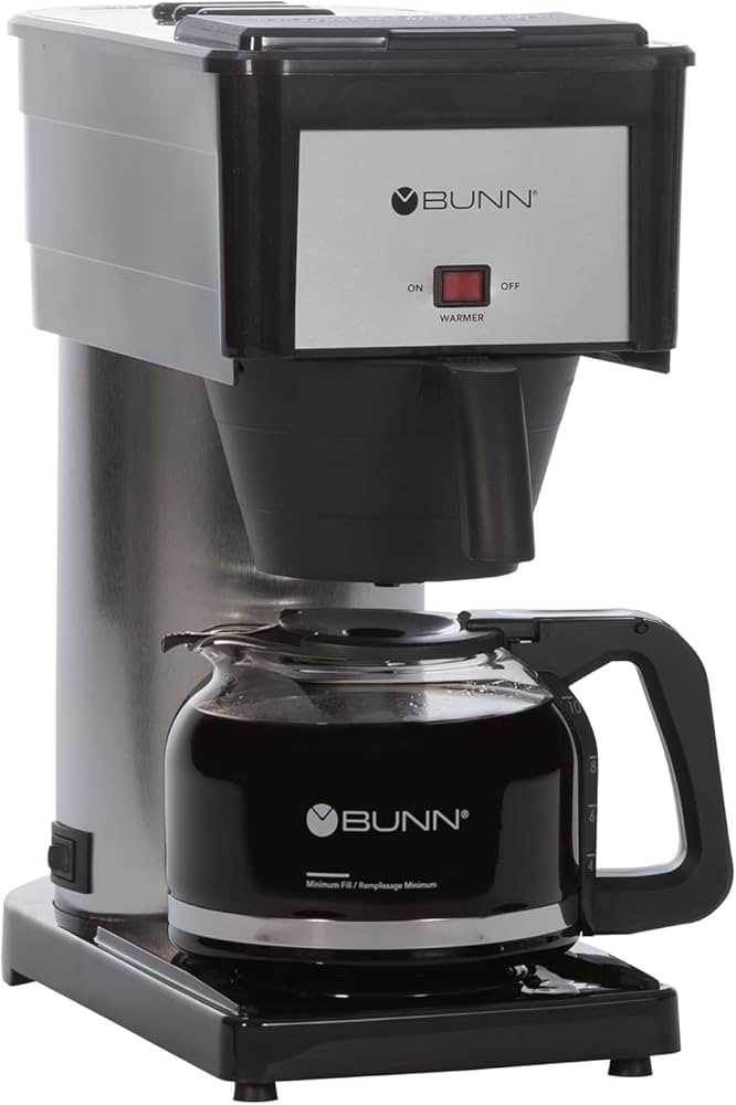 bunn coffee maker parts diagram