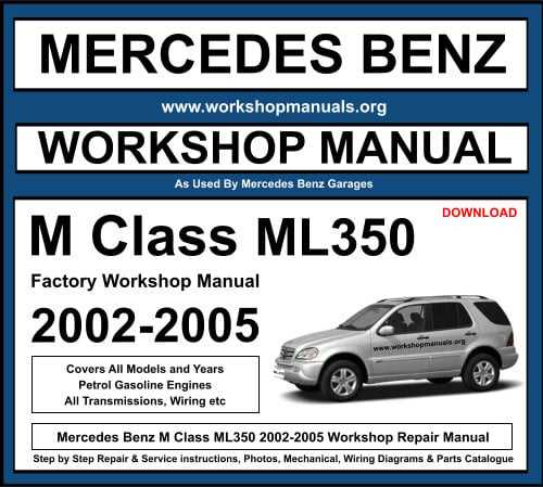 mercedes ml350 parts diagram