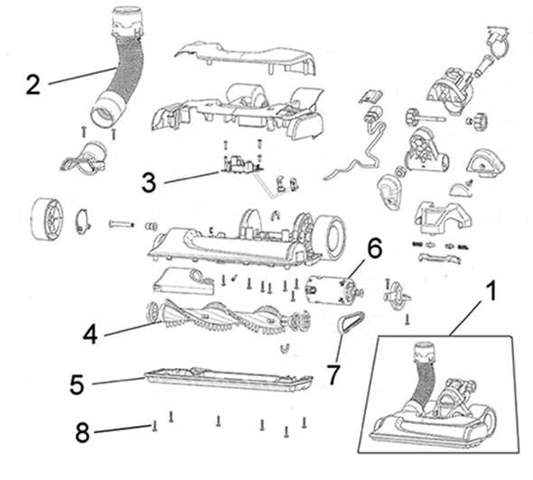 hoover uh74220 parts diagram