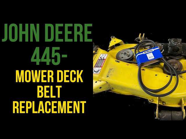 john deere 445 60 inch mower deck parts diagram