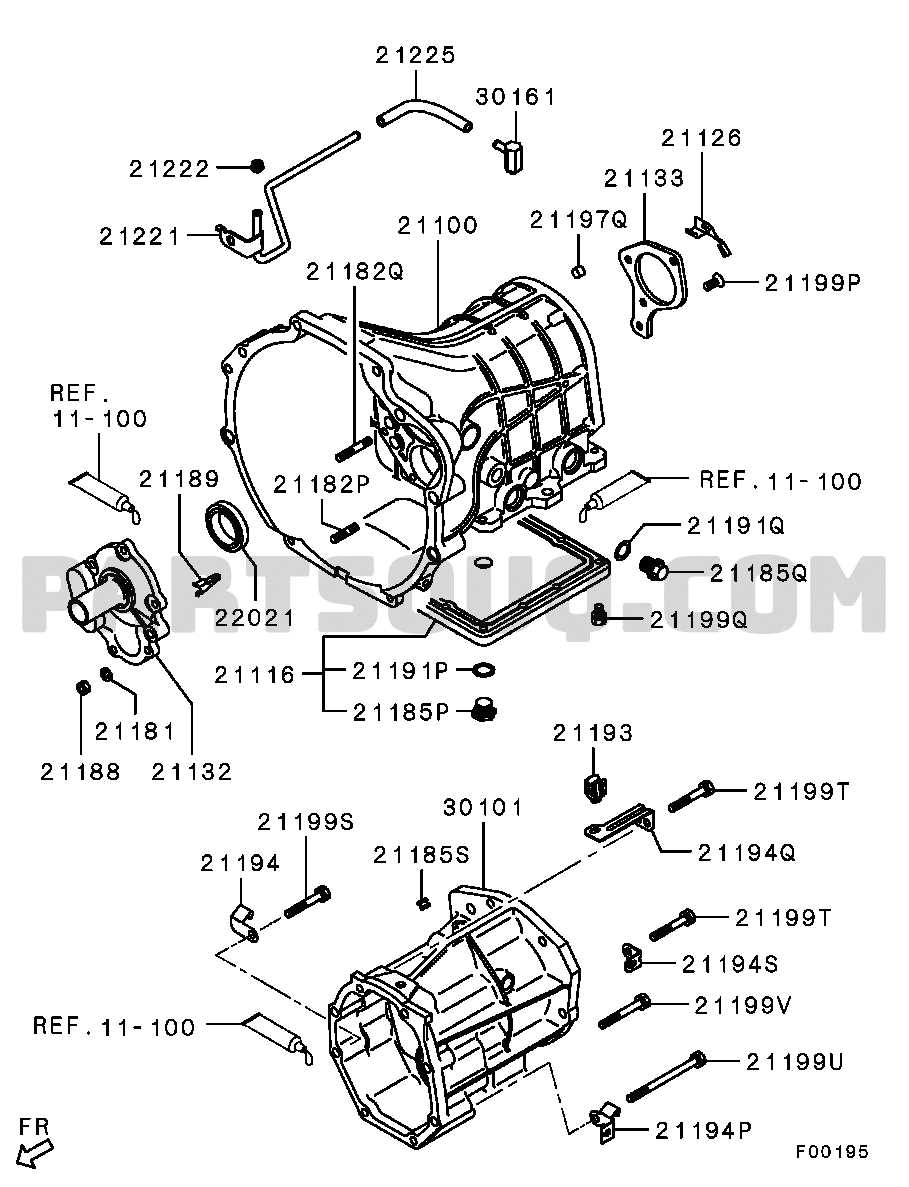 mitsubishi l200 parts diagram