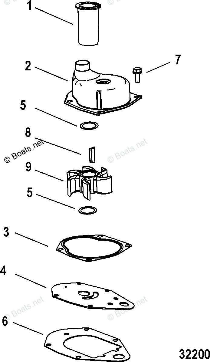 outboard jet parts diagram